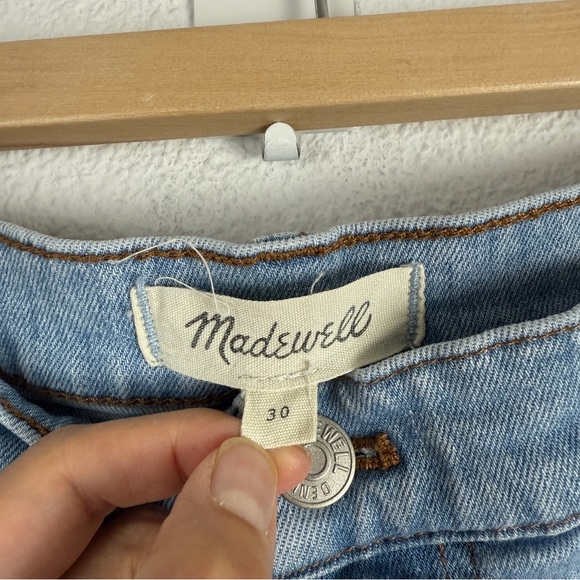 Madewell Tapered High Rise Jean Denim Paulsen Wash 30 AJ224 - Picture 4 of 10
